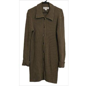 Vintage Jones Wear XL Cardigan/Sweater Jacket Full Button Ribbed Collared